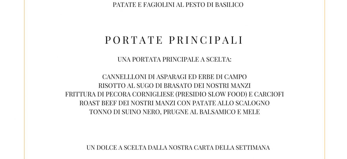 Pasqua 2025 alla Longarola